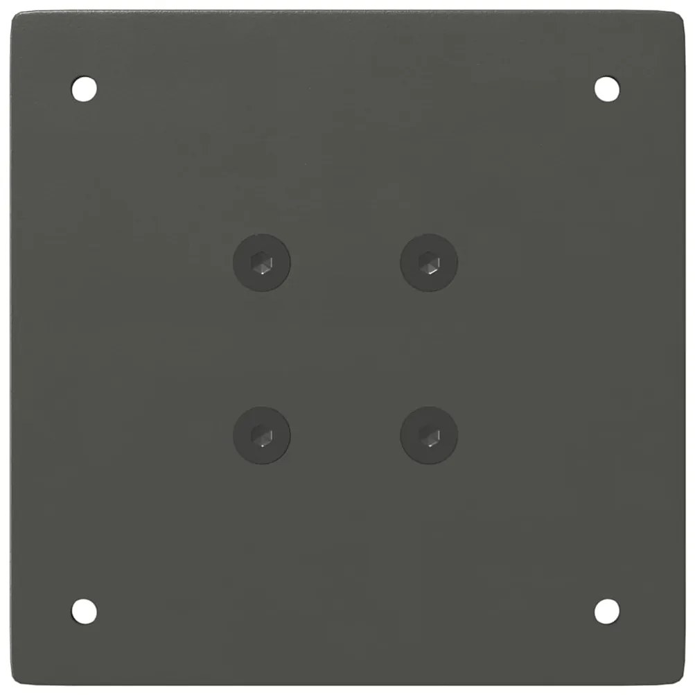 vidaXL Πόδια Τραπεζιού Σαλονιού 4 τεμ. Ανθρακί 42 εκ. Ατσάλι