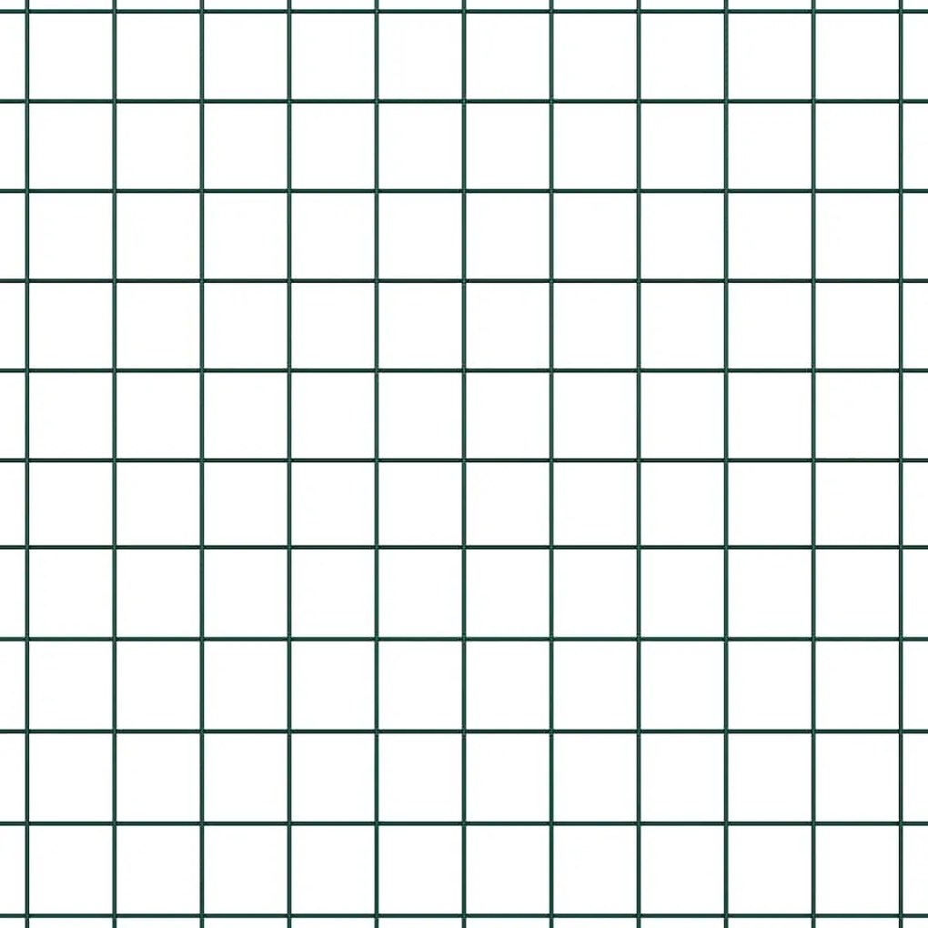 vidaXL Τεντώτο με στήριγμα Πράσινο 0,4 x 10 μ Χάλυβας και PVC