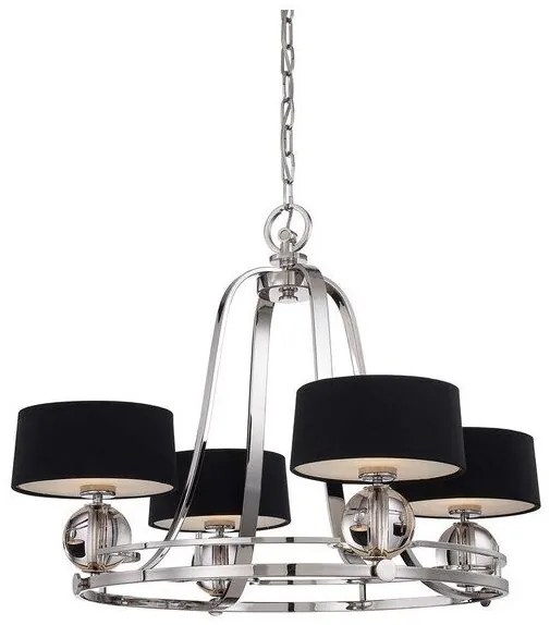 Πολυέλαιος Κρεμαστό Φωτιστικό 4xG9 Gotham Elstead Lighting-QZ-GOTHAM4-Ασημί QZ-GOTHAM4
