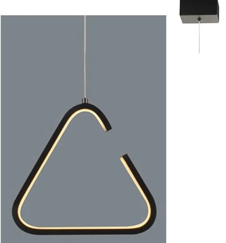 Φωτιστικό Οροφής Led V29LEDP23BK 7W 3000K 725lm 23X11XH128 Black Aca Decor Metal