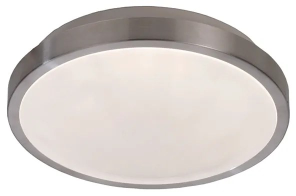 InLight Πλαφονιέρα οροφής LED 12W 3CCT από ασημί ματ ακρυλικό D:30cm (42159-Γ-Ασημί Ματ)