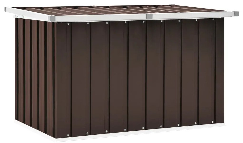 vidaXL Μπαούλο Αποθήκευσης Κήπου Καφέ 109 x 67 x 65 εκ.