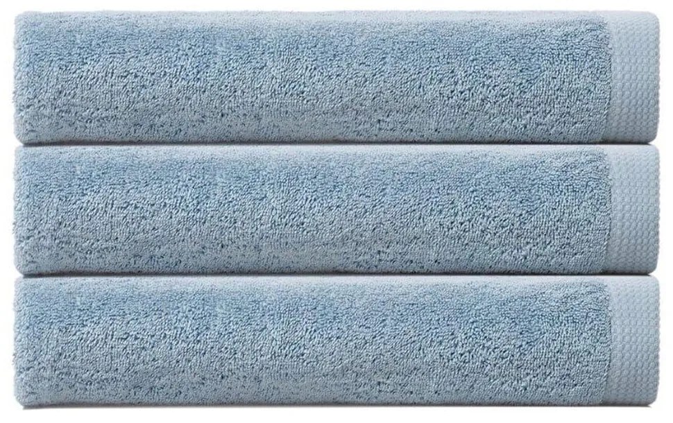 Πετσέτα 02.105.05 Light Blue Cryspo Trio Σώματος 90x150cm 100% Βαμβάκι