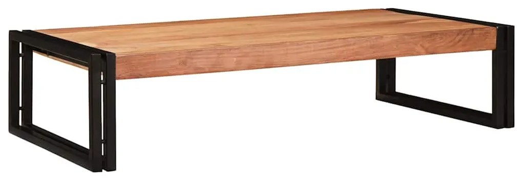 vidaXL Ράφι μπάνιου 100 x 50 x 23 εκ. Στερεό ξύλο μάγκο, σίδηρος