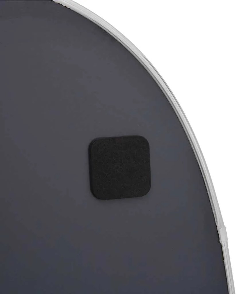 vidaXL Καθρέφτης Τοίχου Ασημί 80x50 εκ.