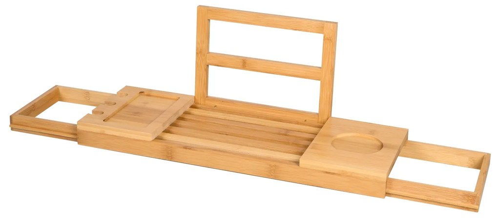 Ράφι Μπάνιου Επεκτάσιμο 50-92x18x4cm Μπαμπού