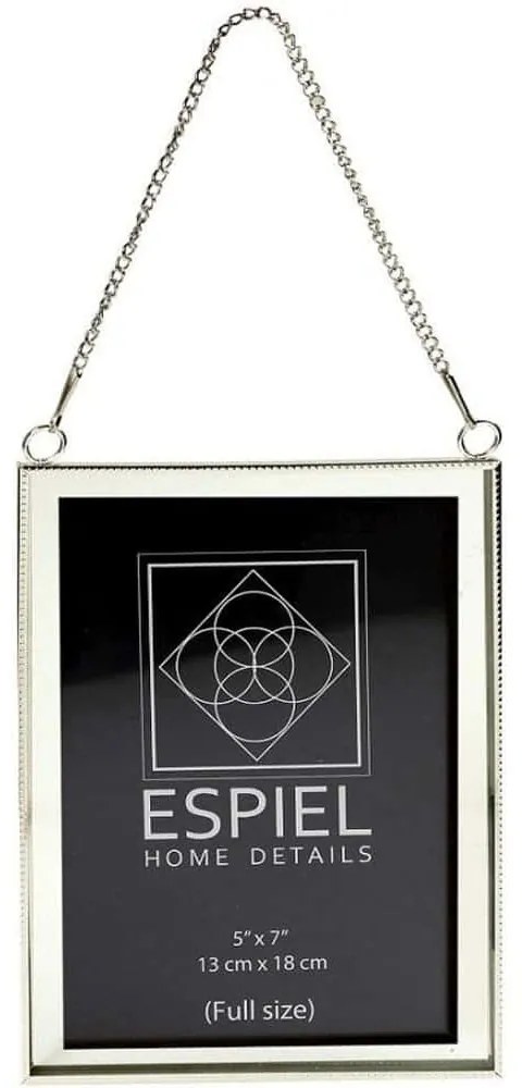 Κορνίζα FAM711 15x20cm Silver Espiel Metal