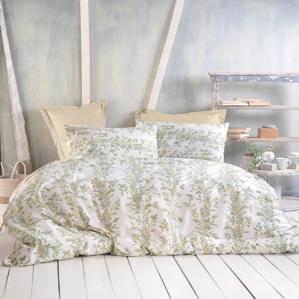 Σεντόνια Talia (Σετ 4τμχ) Yellow Ρυθμός Υπέρδιπλo 230x260cm Cotton-Polyester