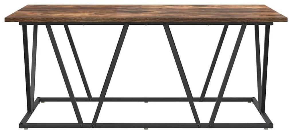 vidaXL Τραπεζάκι σαλονιού Καπνιστή δρυς 100 x 50 x 40 cm