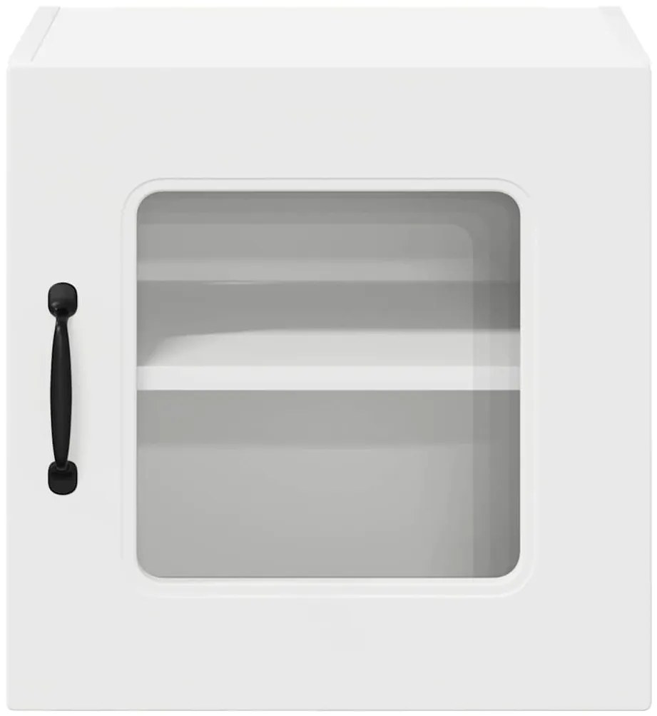 vidaXL Κρεμαστό ντουλάπι κουζίνας με ράφι 2 pcs Λευκό 40 x 31 x 40 εκ.