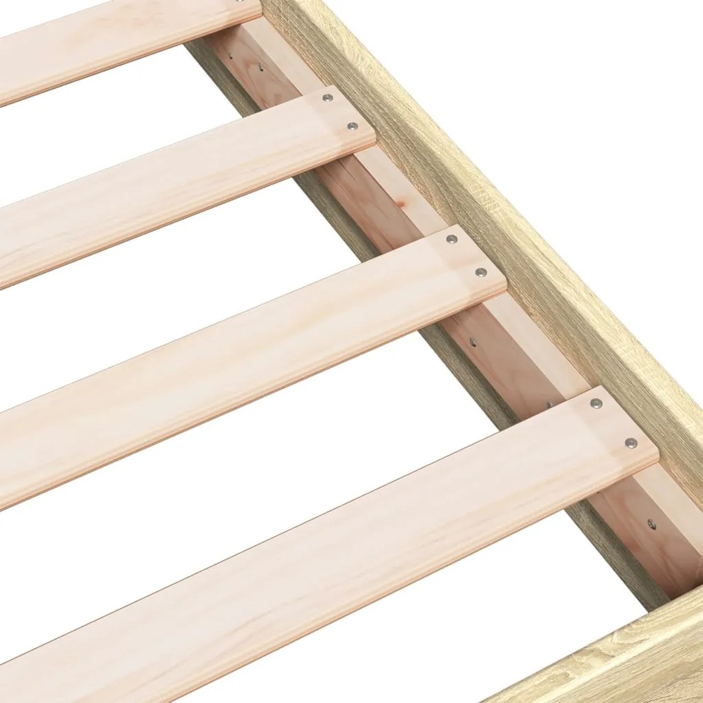 vidaXL Πλαίσιο κρεβατιού χωρίς στρώμα 180x200 εκ. Επεξεργασμένο Ξύλο