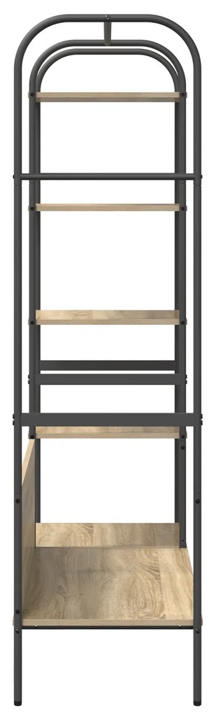 vidaXL Ράφι Ρούχων με Ράφια Sonoma Oak 120x44x160 εκ. Επεξεργασμένο Ξύλο