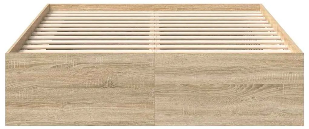 vidaXL Πλαίσιο Κρεβατιού Sonoma Δρυς 140x200 εκ.