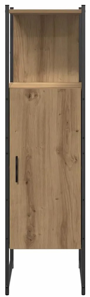 vidaXL Σετ Επίπλων Μπάνιου με ράφι 3 pcs Καφέ Επεξεργασμένο ξύλο