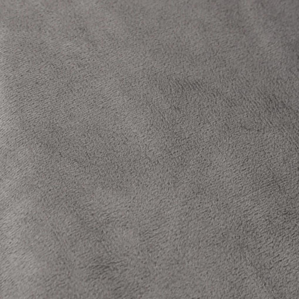 vidaXL Κουβέρτα Βαρύτητας με Κάλυμμα Γκρι 200x225 εκ. 13 κ. Υφασμάτινη