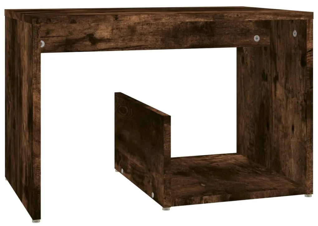 vidaXL Βοηθητικό Τραπέζι Καπνιστή Δρυς 59x36x38 εκ. Επεξεργασμένο Ξύλο