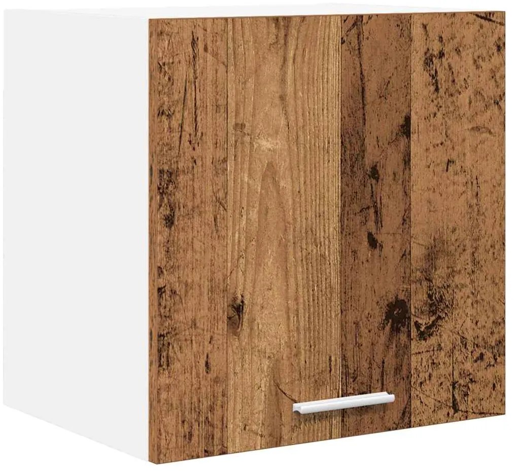 vidaXL Κρεμαστό ντουλάπι 2 pcs Παλαιό Ξύλο και Λευκό 40 x 31 x 40 εκ.