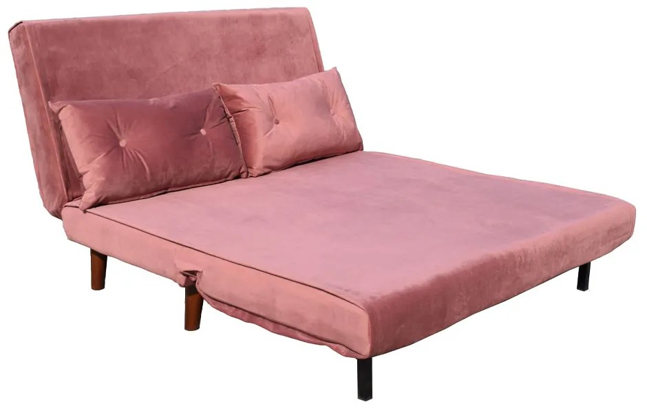 FALCON ΚΑΝΑΠΕΣ ΚΡΕΒΑΤΙ 2ΘΕΣΙΟΣ ΑΝΑΔΙΠΛΟΥΜΕΝΟΣ DUSTY PINK 121x90xH80cm - 01-3330