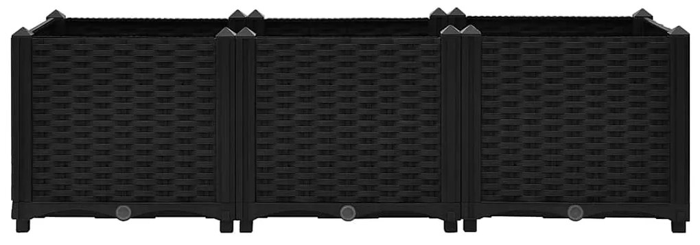 vidaXL Ζαρντινιέρα 120 x 40 x 38 εκ. από Πολυπροπυλένιο