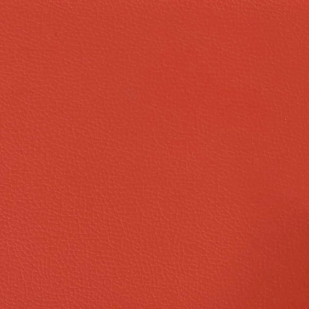 Πάνελ Τοίχου 12 τεμ. Κόκκινα 90 x 30 εκ. 3,24 μ² Συνθ. Δέρμα - Κόκκινο
