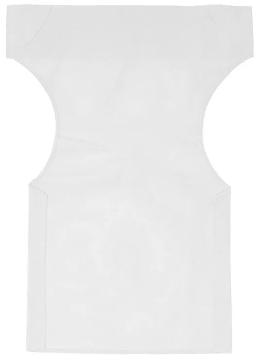 Διάτρητο πανί επαγγελματικό για πολυθρόνα σκηνοθέτη χρώματος λευκό Megapap