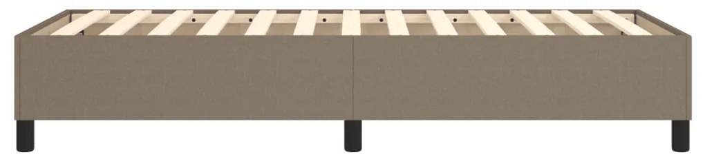 Σκελετός Κρεβατιού Χωρίς Στρώμα Taupe 80x200 εκ. Υφασμάτινο 3120818