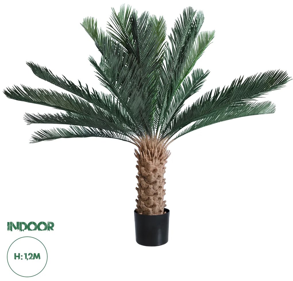 20022 GloboStar® Artificial Garden CYCADS 20022 Τεχνητό Διακοσμητικό Φυτό Αρωματική Κύκας Υ120cm