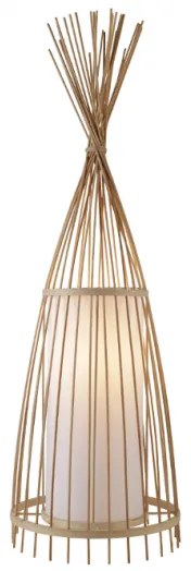 Επιδαπέδιο Φωτιστικό Μπαμπού SERIFOS Μπεζ TF661F100BO Aca TF661F100BO Μπεζ
