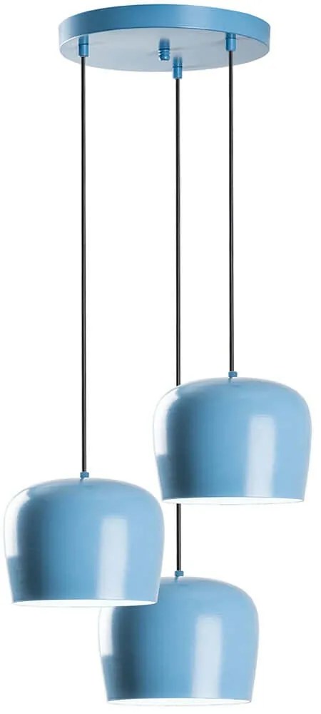 Φωτιστικό Οροφής Yozgat 892OPV2100 Φ45x114cm 3xE27 40W Light Blue Opviq