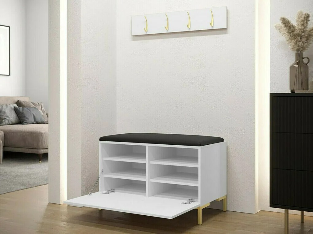 Σετ διαδρόμου Hartford F108, 84x44cm, Κόκκινο, Μαύρο, Ταπισερί, Πλαστικοποιημένη μοριοσανίδα, Τοίχου, Εντοιχισμένη | Epipla1.gr