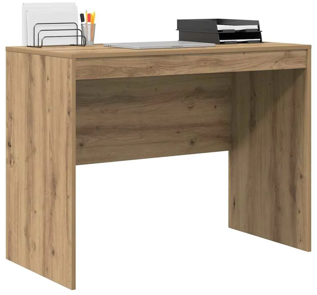 vidaXL Γραφείο artisan δρυς 100 x 50 x 76 εκ. Επεξεργασμένο ξύλο