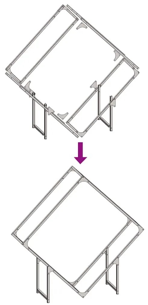 Ράφι για καυσόξυλα Λευκό 100x25x100 cm Ατσάλι ψυχρής έλασης - Λευκό