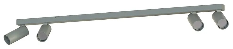 Φωτιστικό Οροφής - Σποτ Fourty 11467 4-16.5x78-90.5x6.5-11.5cm 4xGU10 10W Grey Nowodvorski