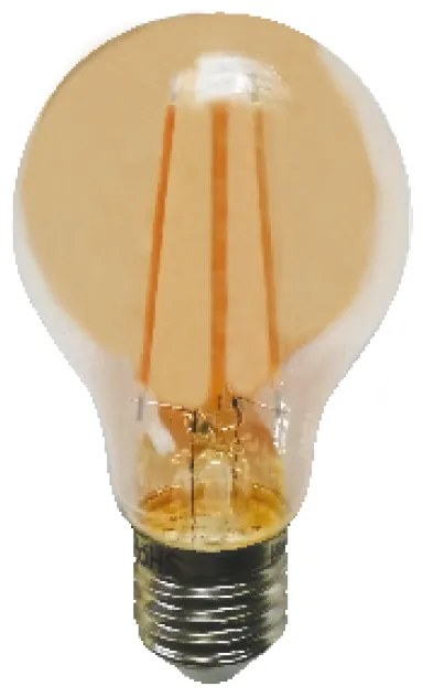 LED FILAMENT E27 STEP-DIM A60 AMBER 8W 2700K 230V AC 940LM RA80 - 2700K - ELIOR8WWAMSD