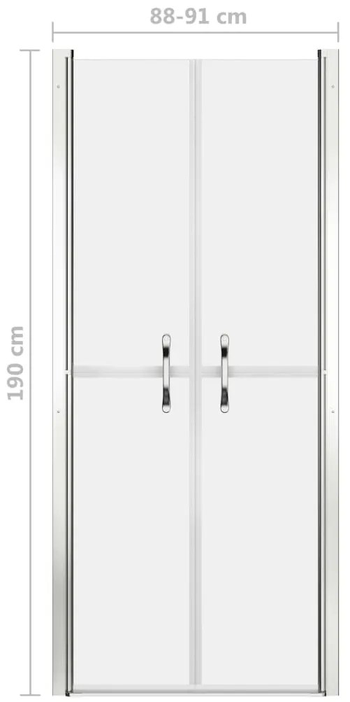 vidaXL Πόρτα Ντουζιέρας με Αμμοβολή 91 x 190 εκ. από ESG