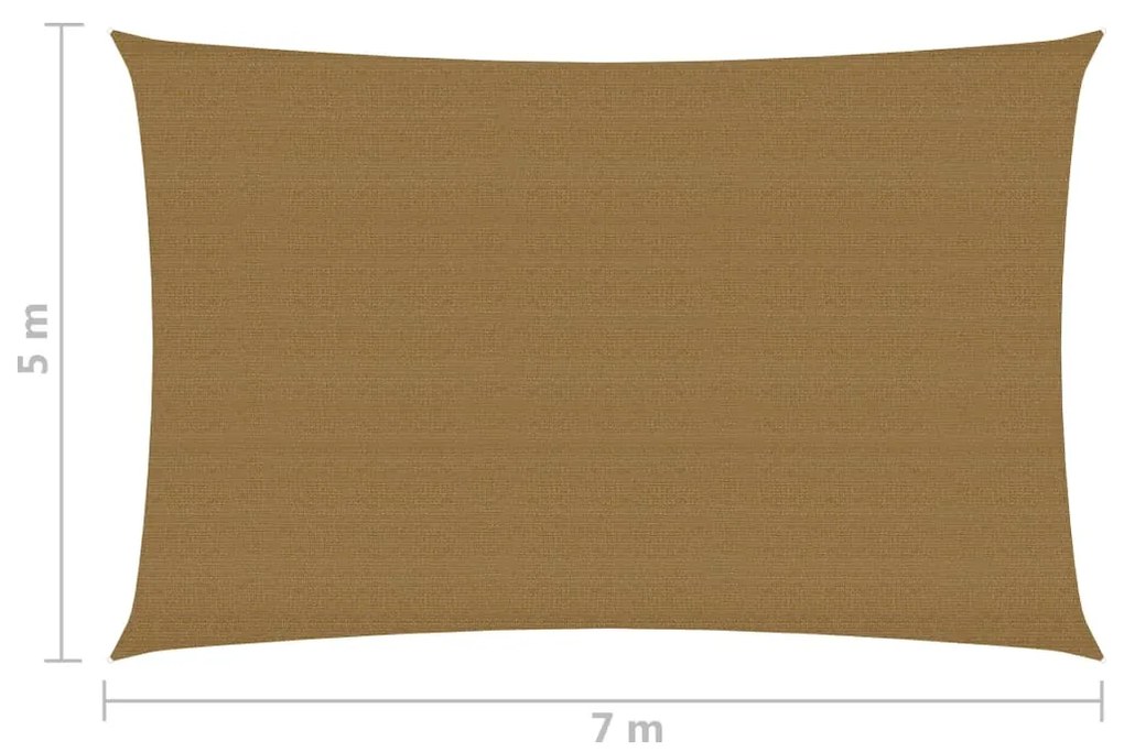 ΠΑΝΙ ΣΚΙΑΣΗΣ TAUPE 5 X 7 Μ. ΑΠΟ HDPE 160 ΓΡ/Μ² 311412