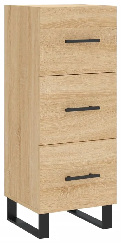 vidaXL Ντουλάπι Sonoma Δρυς 34,5x34x90 εκ. από Επεξεργασμένο Ξύλο