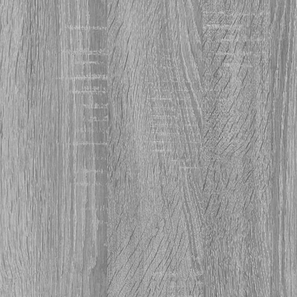 Τραπεζάκι Σαλονιού Γκρι Sonoma 102x50x40 εκ. Επεξεργασμένο Ξύλο - Γκρι