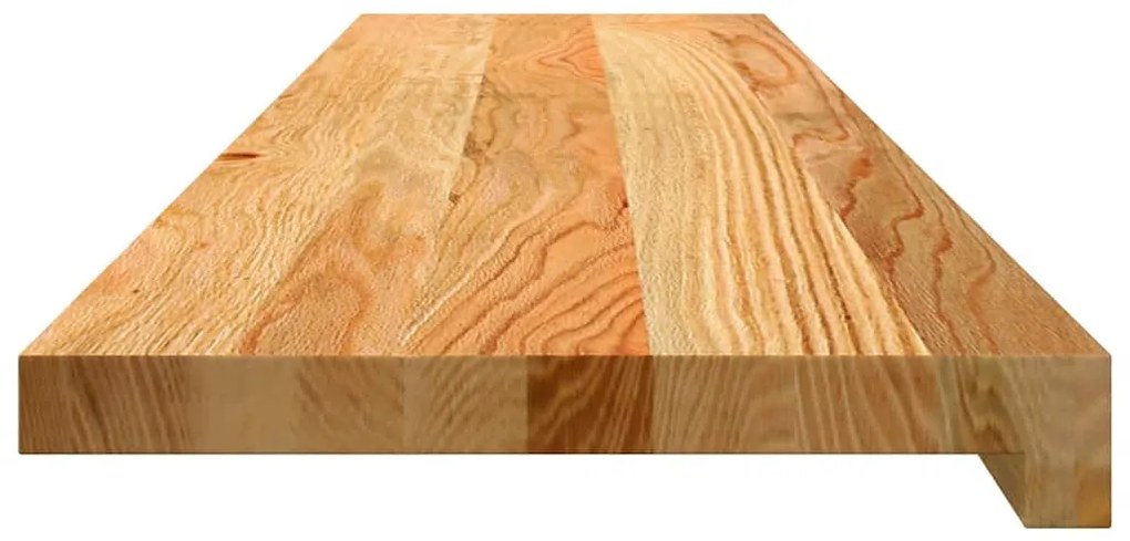 vidaXL Πατάκια Σκάλας 8 τεμ. Ανοιχτό Καφέ 110x25x2 cm Ξύλο Δρυός