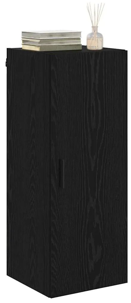 vidaXL Επιτοίχιο ντουλάπι Μαύρη Οξυά 34,5 x 34 x 90 εκ.