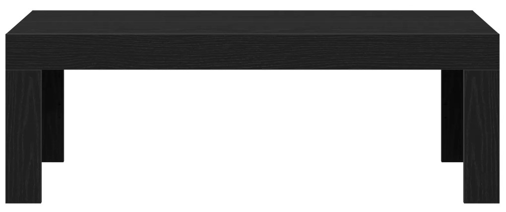vidaXL Τραπεζάκι Καφέ Μαύρο Δρυς 102x50x35 εκ. Επεξεργασμένο Ξύλο