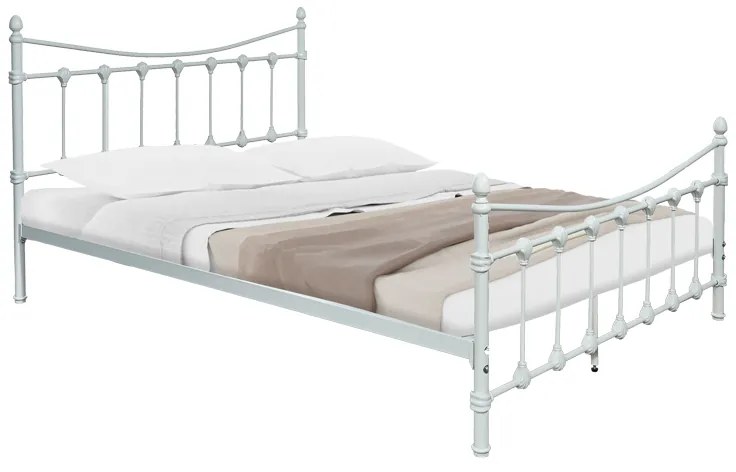 Κρεβάτι Beowulf  λευκό μεταλλικό 140x190x102εκ Model: 285-000010