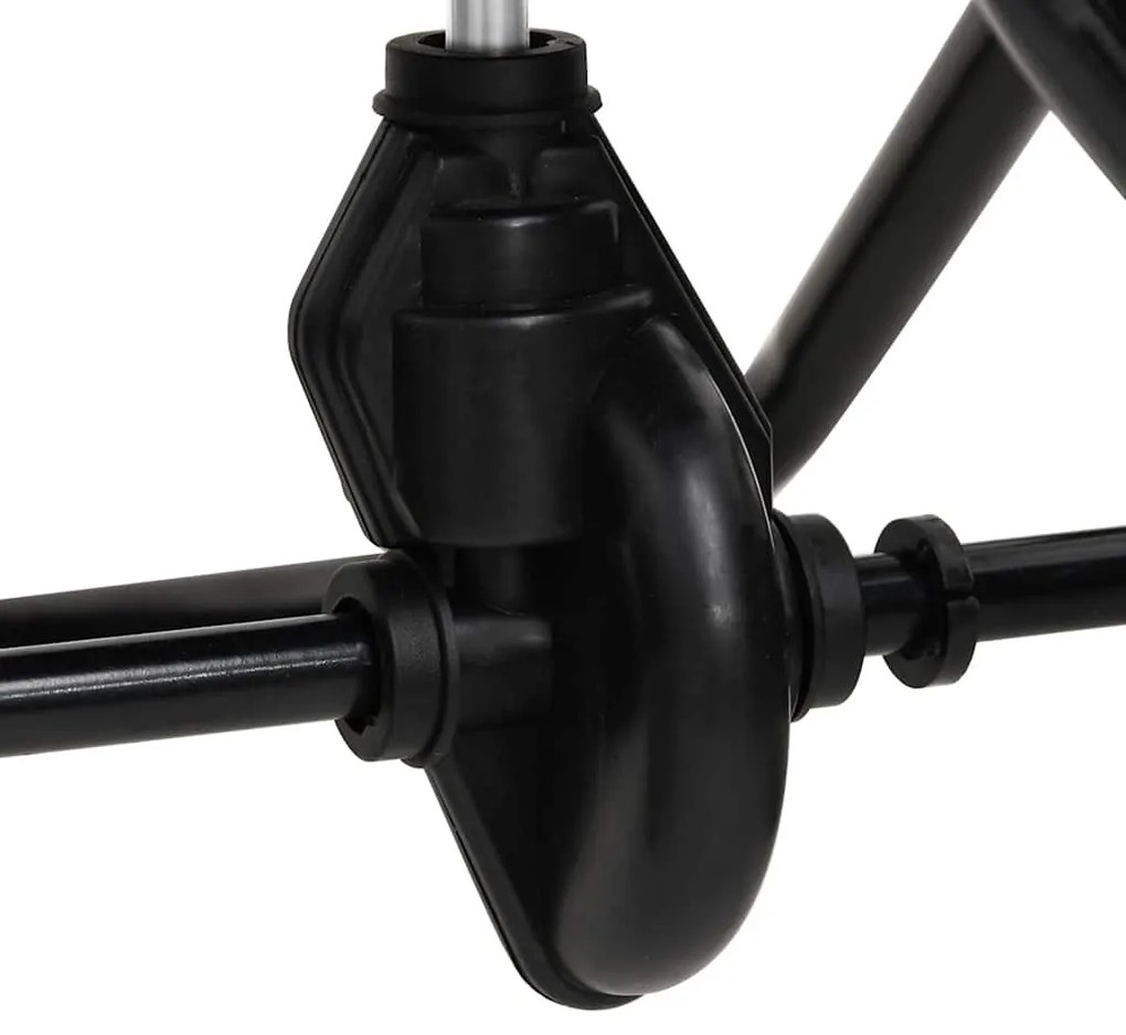 vidaXL Διανομέας Αλατιού Ώθησης 15 L 80 x 46 x 75 εκ. από PVC/Ατσάλι