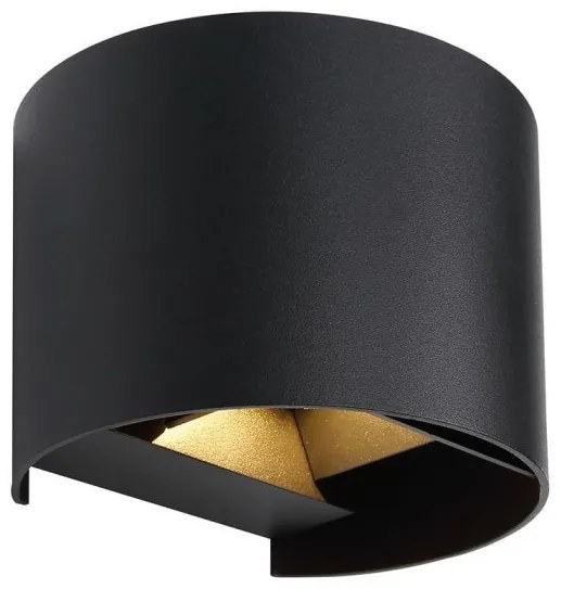 Απλίκα Φωτιστικό Τοίχου Σποτ LED 3W IP54 Veronika 34168RB Globo Lighting-34168RB-Μαύρο 34168RB