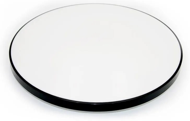 Adeleq Πλαφονιέρα PC Στρογγυλή Φ37cm LED 24W 4000K IP44 Μαύρο 21-3702411
