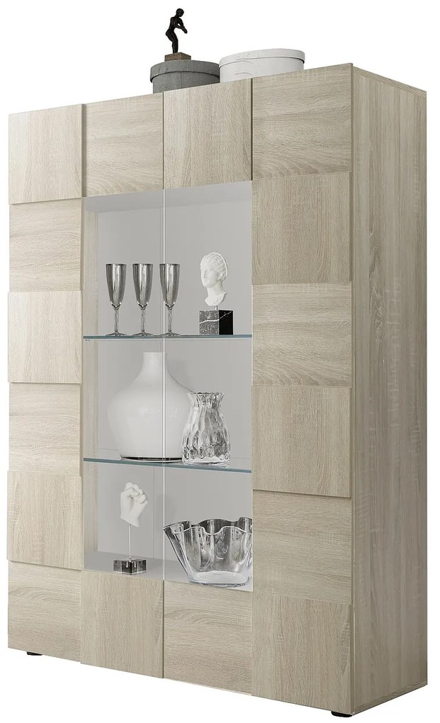 Έπιπλο Τηλεόρασης Ανθρακί Οξειδωμένο 121x43x57