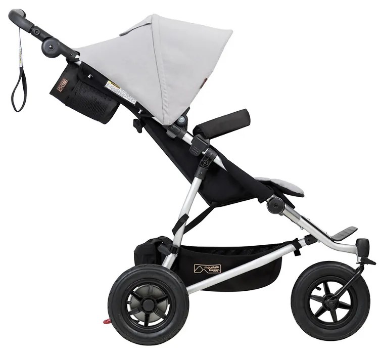 Mountain buggy® Duet παιδικό καρότσι για δύο παιδιά, Silver
