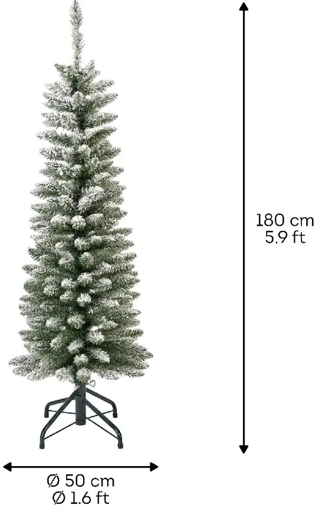 Beauty Home ΧΡΙΣΤΟΥΓΕΝΝΙΑΤΙΚΟ ΔΕΝΤΡΟ SLIM 50 x 180 cm