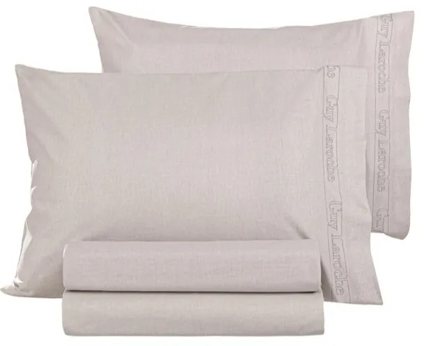 Σεντόνι King Size Με Λάστιχο "Easy Iron" Color Plus Perla 180x200+42 - Guy Laroche