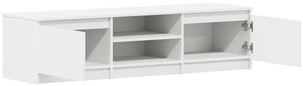 vidaXL Έπιπλο Τηλεόρασης Λευκό 140 x 40 x 35,5 εκ. από Επεξ. Ξύλο